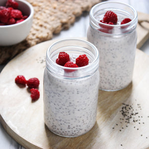 Chiasamen Pudding mit Beeren