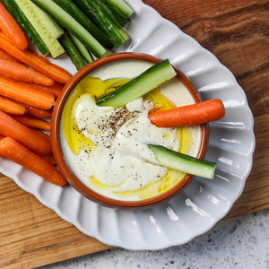 Joghurt Zitronen Knoblauch Dip